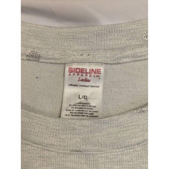 Clemson Tigers Ladies T-Shirt L/G Rainbow By Sideline Apparel Polka Dot Pattern - Picture 5 of 5